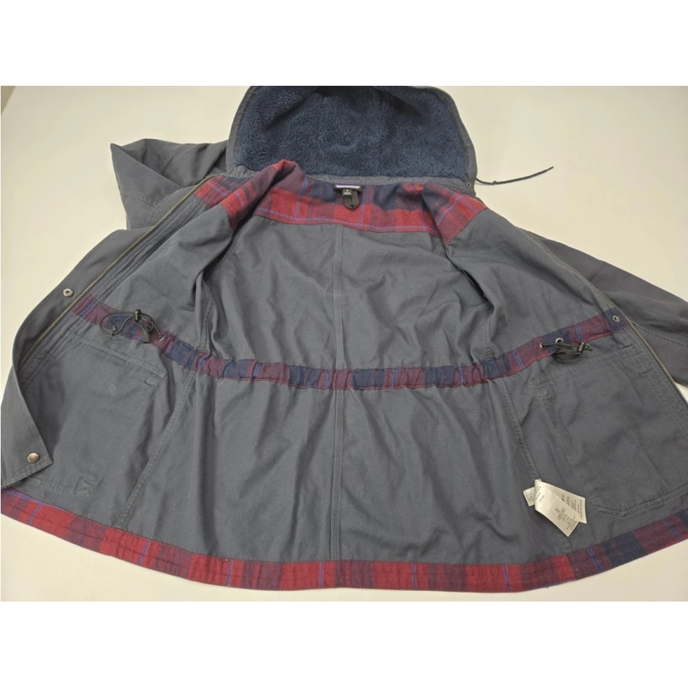Patagonia Prairie Dawn Jacket Navy Blue Size M Womens Canvas Gorpcore - Picture 4 of 8